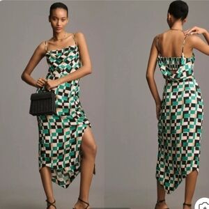 ANTHROPOLOGIE Geometric Print Dress